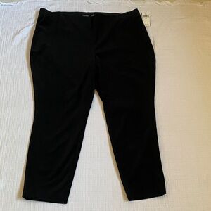 RALPH LAUREN Black Label Women's Black Velvet Dress pants